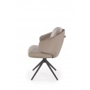 Стул HALMAR K554 серый/светло-серый/черный, поворотный